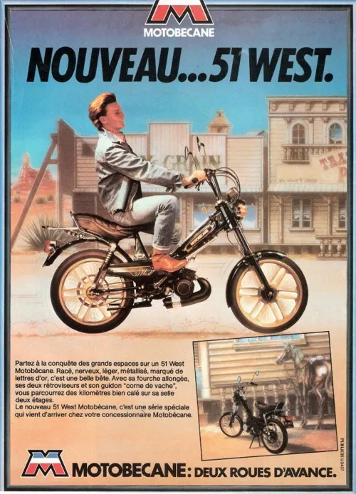 Publicité pour la 51 West