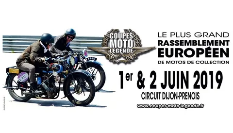 Coupes Moto Légende 2019 : RDV les 1er et 2 juin !