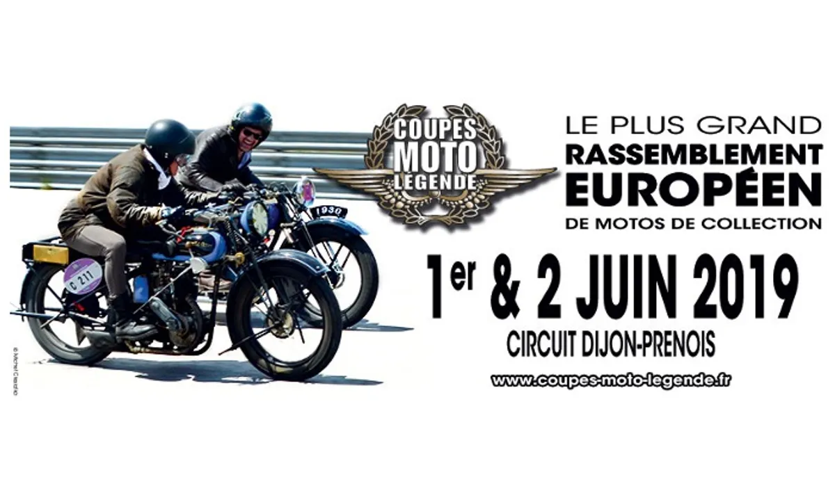 Coupes Moto Légende 2019 : RDV les 1er et 2 juin !