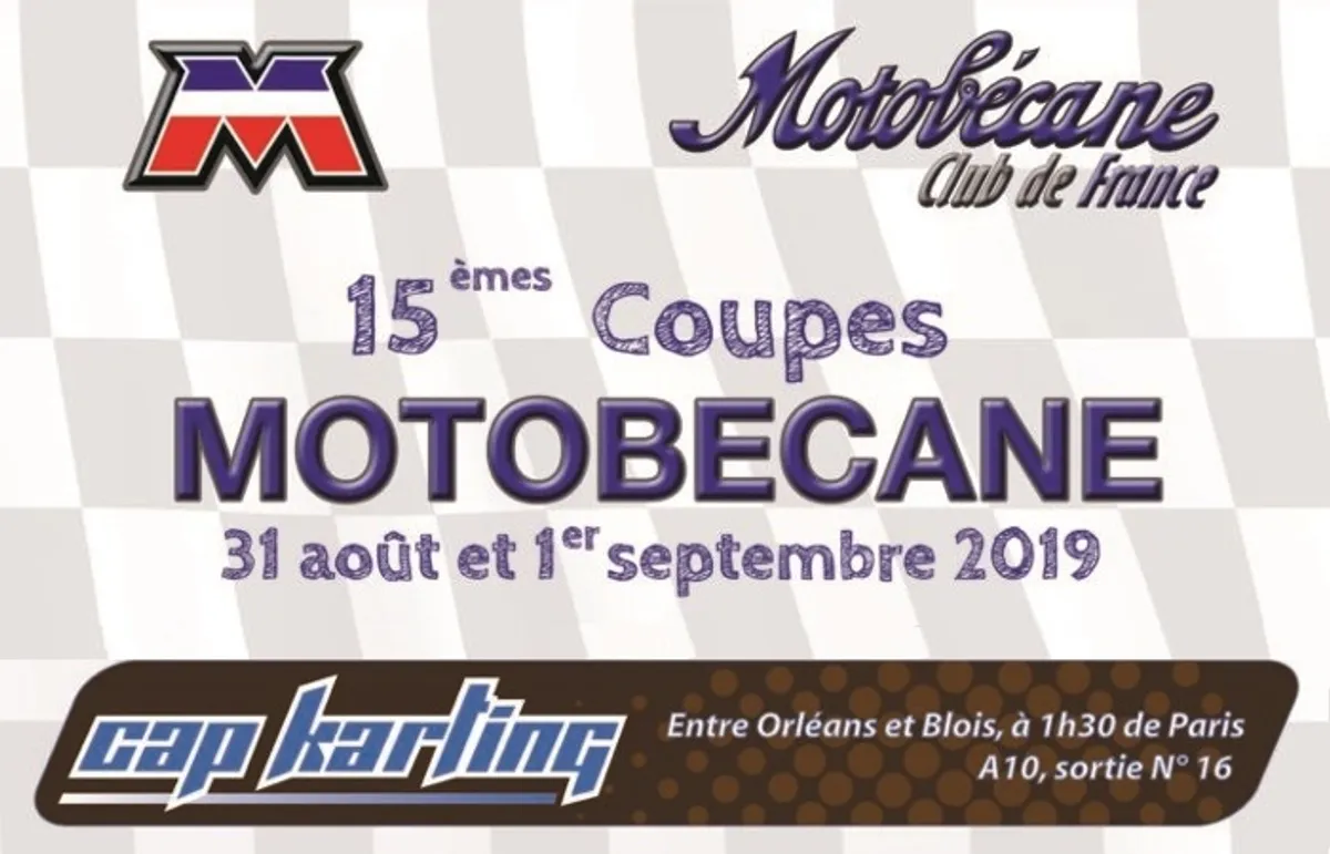 Coupes Motobécane 2019 : RDV fin août à Mer !