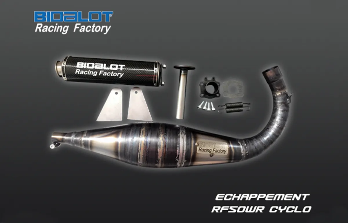 Bidalot RF50WR : un nouveau pot pour cyclos à moteurs hybrides