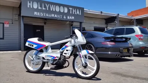 Balade à Los Angeles en MBK Magnum Racing !