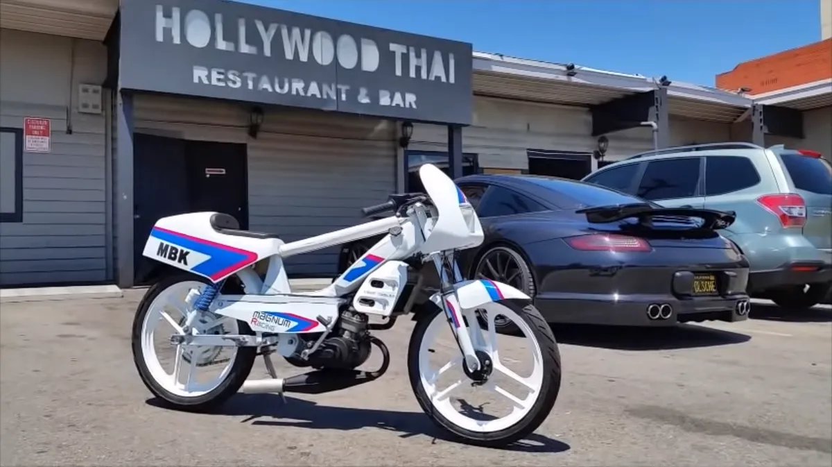 Balade à Los Angeles en MBK Magnum Racing !