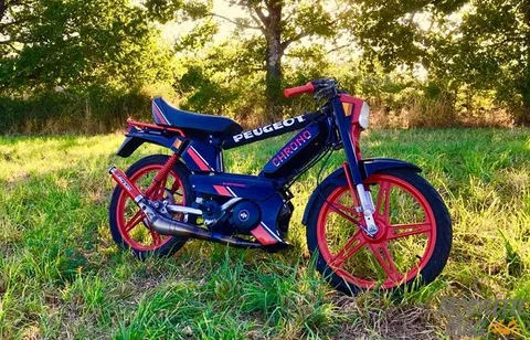 Peugeot 103 Chrono noir / rouge