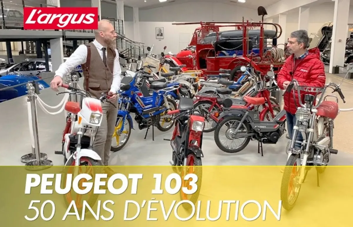 Peugeot 103 : 50 ans d'évolution