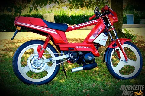 Peugeot 103 RCX LC rouge / blanc