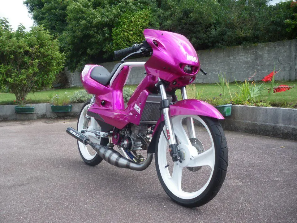 échappement mobylette MBK Magnum racing
